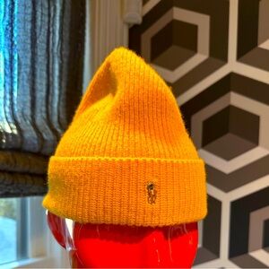 Polo Ralph Lauren Orange Knit Beanie
